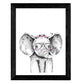 Set de 4 láminas de Animales Infantiles Accesorios Rosas, en , Poster papel 250 gr.-Artwork-Nacnic-Nacnic Estudio SL