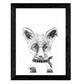Set de 4 láminas de Animales Infantiles Rosa Y Azul, en .-Artwork-Nacnic-Nacnic Estudio SL