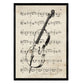 Set de 4 láminas de Enciclopedia Vintage con Instrumentos y Partituras. Piano, Violin, chelo, acordeon. Música clásica. .-Artwork-Nacnic-Nacnic Estudio SL