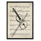 Set de 4 láminas de Enciclopedia Vintage con Instrumentos y Partituras. Piano, Violin, chelo, acordeon. Música clásica. .-Artwork-Nacnic-Nacnic Estudio SL