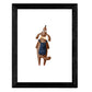 Set de 4 láminas de Perros Vestidos, en .-Artwork-Nacnic-Nacnic Estudio SL