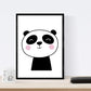 Set de 4 láminas "Gato y oso". Posters de animales.-Artwork-Nacnic-Nacnic Estudio SL