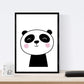 Set de 4 láminas "Hipopotamos, gato, oso y foca". Posters de animales.-Artwork-Nacnic-Nacnic Estudio SL