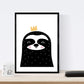 Set de 4 láminas "Hipopotamos, gato, oso y foca". Posters de animales.-Artwork-Nacnic-Nacnic Estudio SL