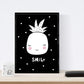 Set de 4 láminas "Oso polar, conejo, hipopotamo y piña". Posters de animales.-Artwork-Nacnic-Nacnic Estudio SL