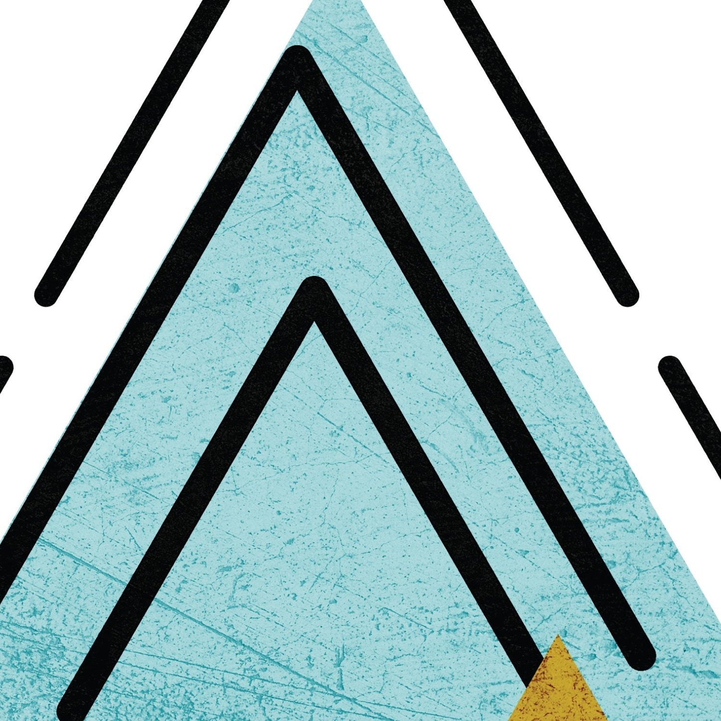 Set de 4 láminas para enmarcar ARRIBA Y ABAJO. Posters estilo nórdico con triángulos. Láminas con formas geométricas en tonos azules y pastel.-Artwork-Nacnic-Nacnic Estudio SL