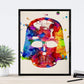 Set de 4 láminas para enmarcar STAR WARS estilo acuarela. Posters con imágenes de la Guerra de las galaxias. Decoración de hogar. alta calidad. Llena de estilo tu casa. Nacnic-Artwork-Nacnic-Nacnic Estudio SL
