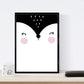 Set de 4 láminas "Pinguino, oso zorro y abrazos". Posters de animales.-Artwork-Nacnic-Nacnic Estudio SL