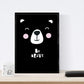 Set de 4 láminas "Pinguino, oso zorro y abrazos". Posters de animales.-Artwork-Nacnic-Nacnic Estudio SL