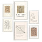 Set de 6 posters Belleza. Colección de láminas con estética collage para la Tamaños A3 y A4. .-Artwork-Nacnic-Marco Blanco-Nacnic Estudio SL