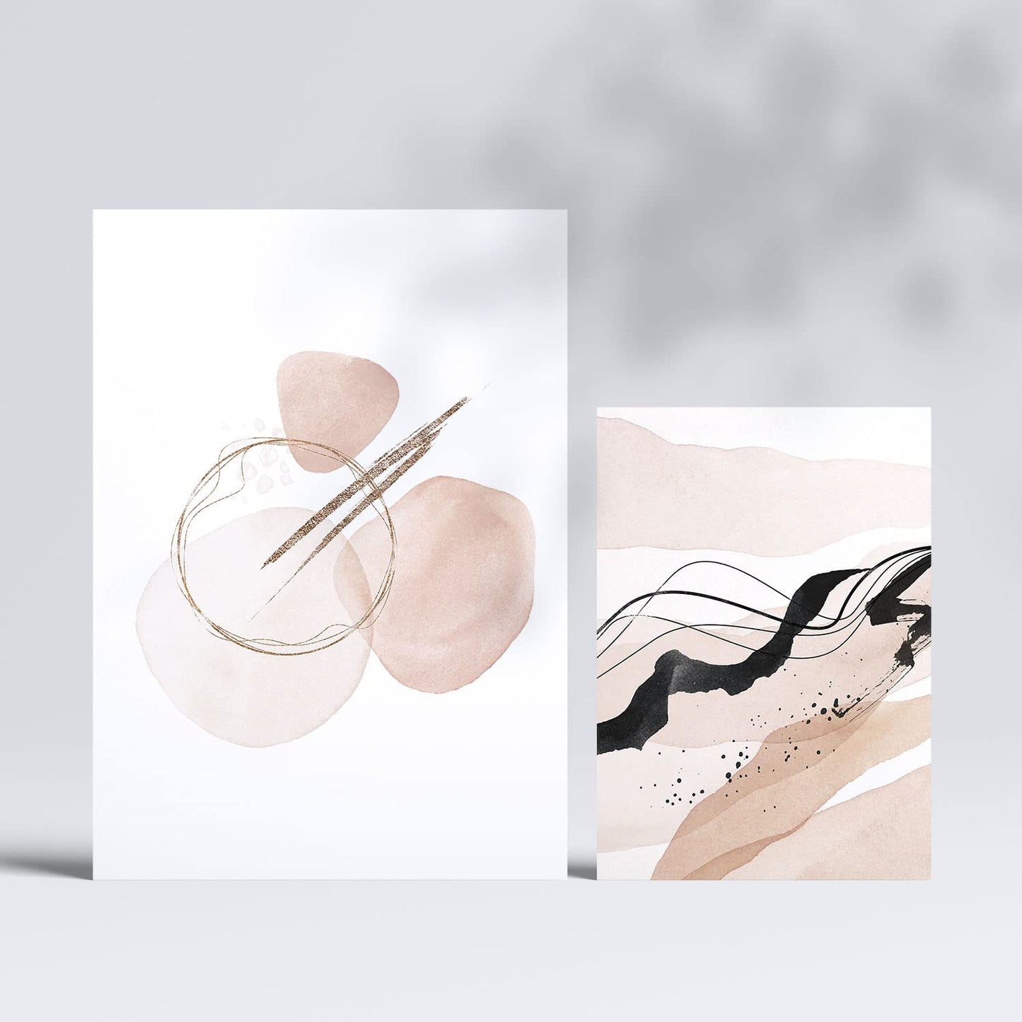 Set de 6 posters de Arte abstracto. Colección de láminas con estética collage para la Tamaños A3 y A4. .-Artwork-Nacnic-Nacnic Estudio SL