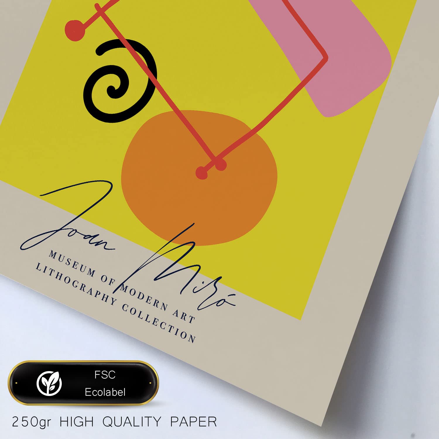 Set de 6 posters de Arte Miró. Colección de láminas con estética collage para la Tamaños A3 y A4. .-Artwork-Nacnic-Nacnic Estudio SL