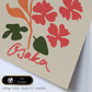 Set de 6 posters de Floral. Colección de láminas con estética collage para la Tamaños A3 y A4. .-Artwork-Nacnic-Nacnic Estudio SL