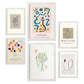 Set de 6 posters de Modernismo. Colección de láminas con estética collage para la Tamaños A3 y A4. .-Artwork-Nacnic-Marco Blanco-Nacnic Estudio SL
