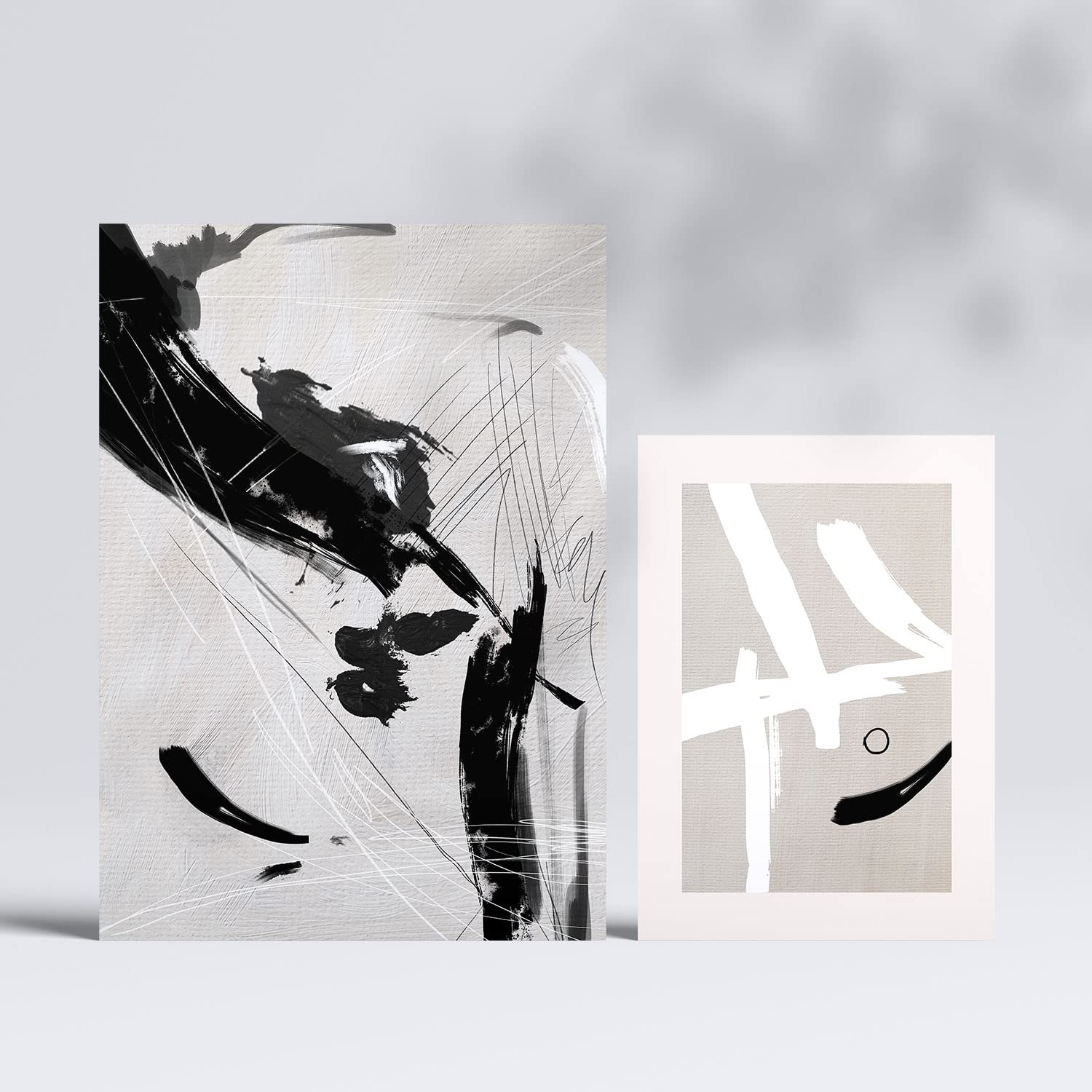 Set de 6 posters Kline. Colección de láminas con estética collage para la Tamaños A3 y A4. .-Artwork-Nacnic-Nacnic Estudio SL