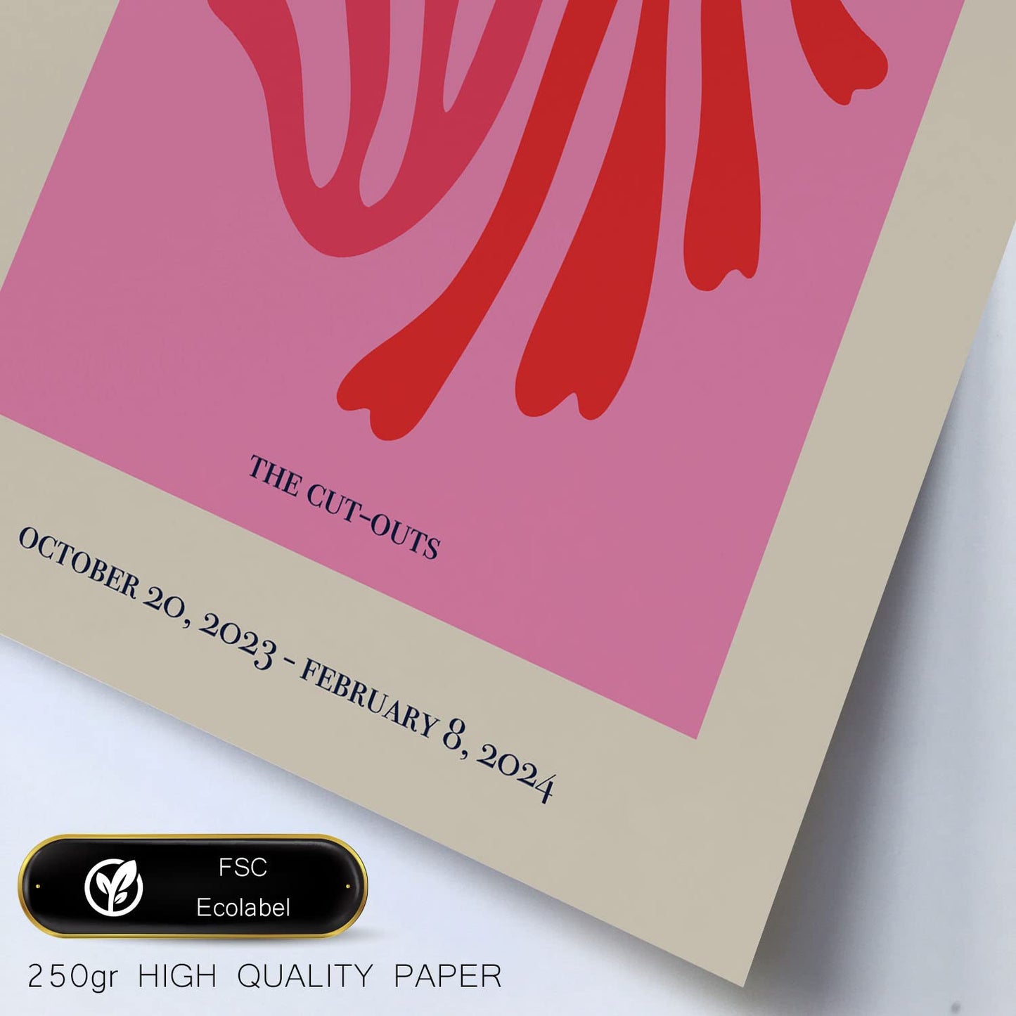 Set de 6 posters Matisse. Colección de láminas con estética collage para la Tamaños A3 y A4. .-Artwork-Nacnic-Nacnic Estudio SL
