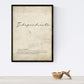 Set de cuatro láminas con definiciones de Palabras para pareja chicas Fondo vintage.-Artwork-Nacnic-Nacnic Estudio SL