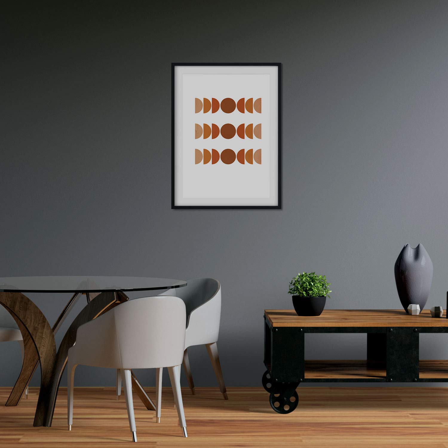 Set de cuatro láminas con diseños coloridos basados en Marruecos. Pack de láminas 'Tierra' diseño minimalista.-Artwork-Nacnic-Nacnic Estudio SL