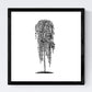 Set de cuatro láminas de arboles. Arboles hojas diferentes en cm, fondo blanco.-Artwork-Nacnic-Nacnic Estudio SL
