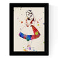 Set de cuatro láminas estilo explosión de color. Posters Alicia en el pais de las maravillas, Láminas de Alicia, el conejo, el sombrerero y el gato-Artwork-Nacnic-Nacnic Estudio SL