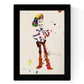 Set de cuatro láminas estilo explosión de color. Posters Pelicula Toy Story, Buzz, Woody, Jessie y el caballo en Fondo color acurela-Artwork-Nacnic-Nacnic Estudio SL