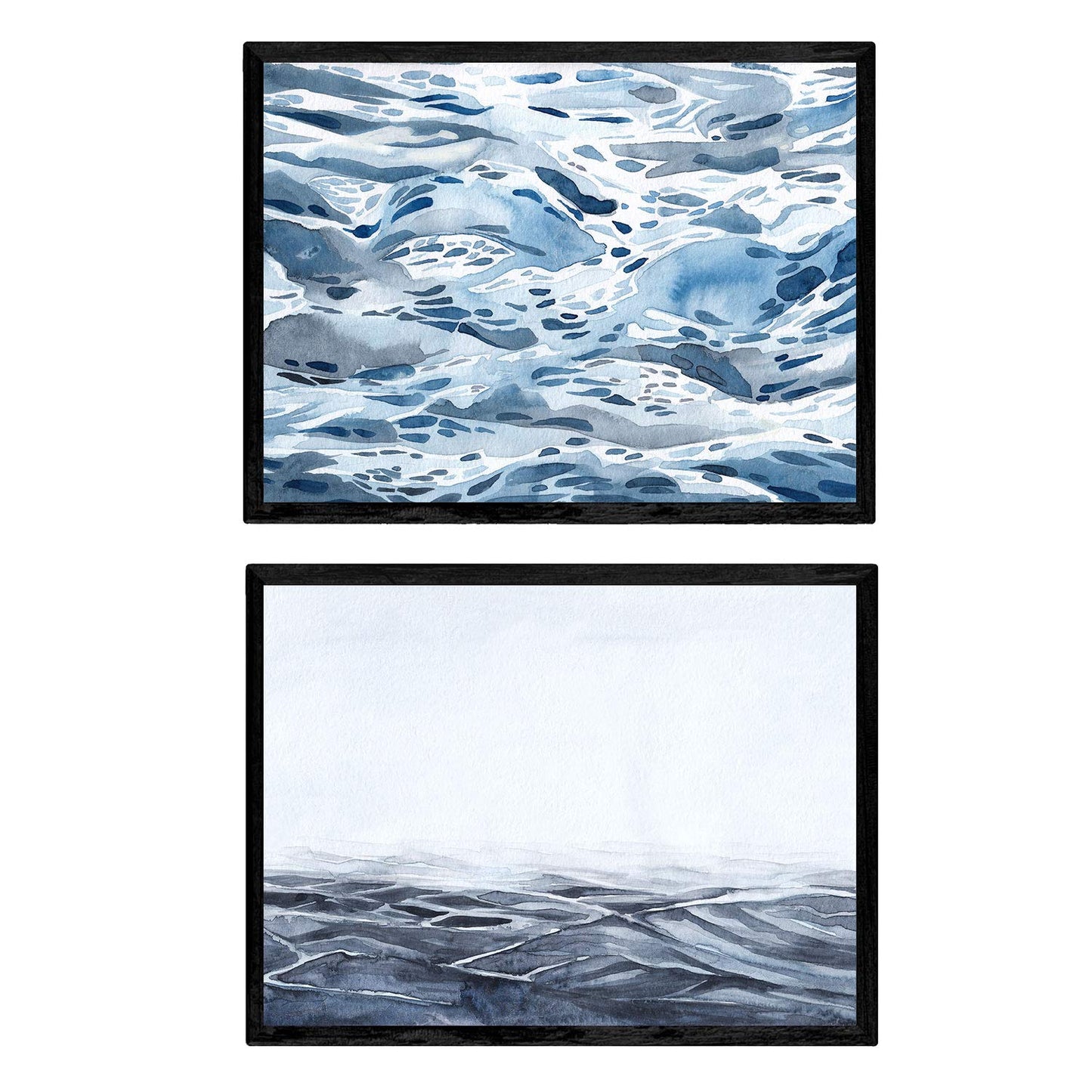 Set de dos láminas Agua, frio, nordico. Láminas estilo nórdico para enmarcar-Artwork-Nacnic-Nacnic Estudio SL