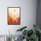Set de dos posters de paisajes abstractos. Pack de láminas Camino con diseños a color inspirados en paisajes reales.-Artwork-Nacnic-Nacnic Estudio SL