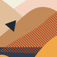 Set de dos posters de paisajes abstractos. Pack de láminas Noche con diseños a color inspirados en paisajes reales.-Artwork-Nacnic-Nacnic Estudio SL