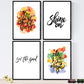 Set de láminas con mensajes felices y coloridos. Pack de posters 'Brilla'.-Artwork-Nacnic-Nacnic Estudio SL