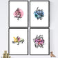 Set de láminas con mensajes felices y coloridos. Pack de posters 'Magic'.-Artwork-Nacnic-Nacnic Estudio SL