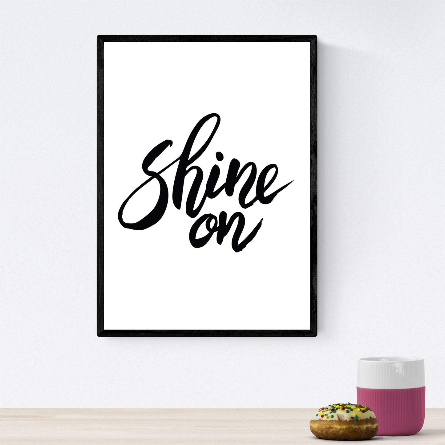 Set de láminas con mensajes felices y coloridos. Pack de posters 'Shine On'.-Artwork-Nacnic-Nacnic Estudio SL