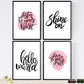 Set de láminas con mensajes felices y coloridos. Pack de posters 'Shine On'.-Artwork-Nacnic-Nacnic Estudio SL