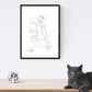 Set de láminas con mensajes felices y dibujos a un solo trazo. Pack de posters 'Se increible'.-Artwork-Nacnic-Nacnic Estudio SL