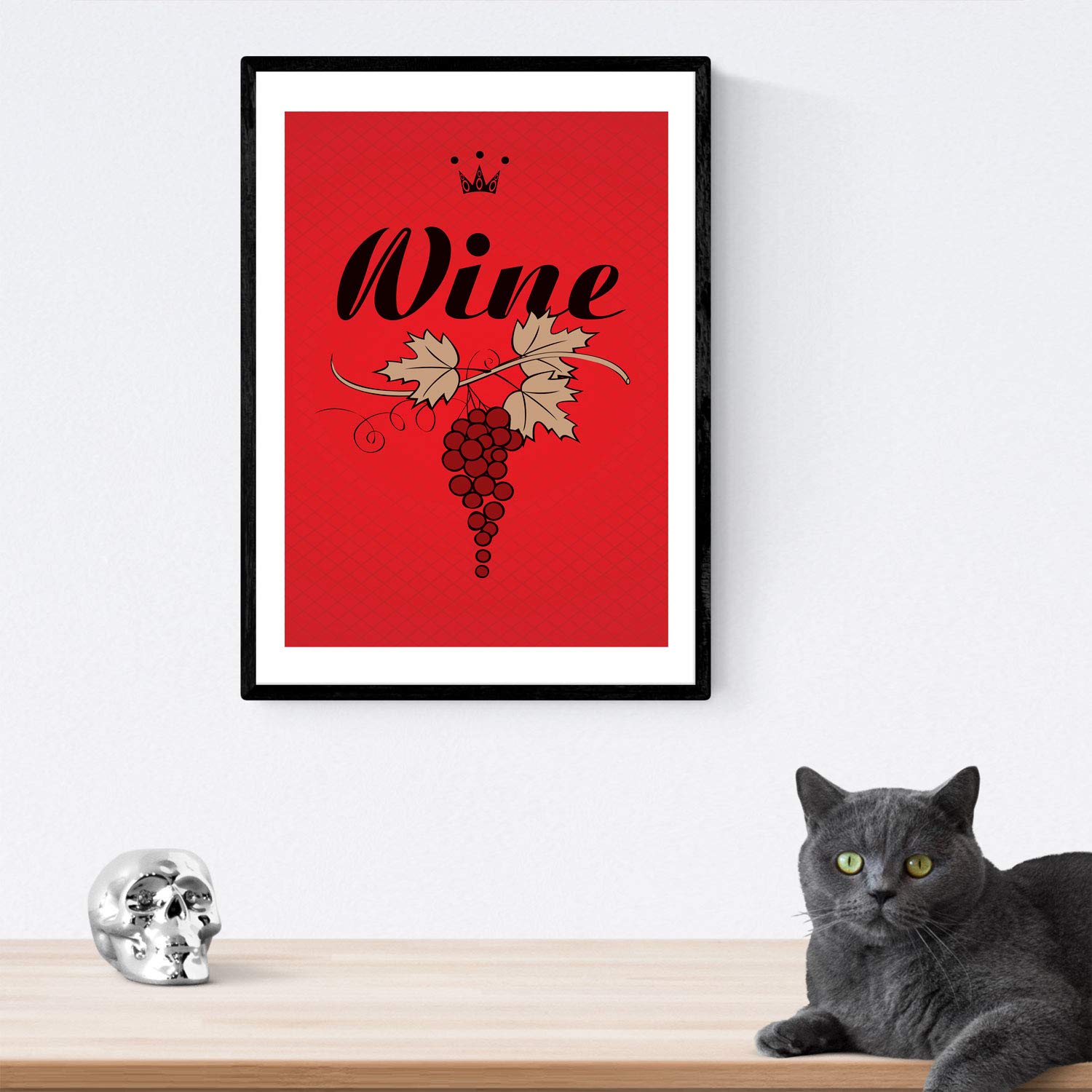 Set de láminas de vino. Posters de vino y bodega. Vino vintage 1.-Artwork-Nacnic-Nacnic Estudio SL