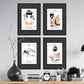 Set de Láminas en Tonos naranjas. Pósters con originales ilustraciones de las cartas Tarot.-Artwork-Nacnic-Nacnic Estudio SL