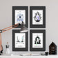 Set de Láminas en Tonos oscuros. Pósters con originales ilustraciones de las cartas Tarot.-Artwork-Nacnic-Nacnic Estudio SL