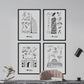Set de láminas Mundo 1. Pósters de países y ciudades del mundo para viajeros.-Artwork-Nacnic-Nacnic Estudio SL