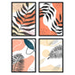 Set de láminas Pack abstracto 2. Pósters con ilustraciones de arte abstracto floral en cálidos tonos tierra.-Artwork-Nacnic-Nacnic Estudio SL