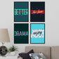 Set de láminas Pack azul y verde. Pósters con diseño de rótulo y mensajes motivacionales para el día a día.-Artwork-Nacnic-Nacnic Estudio SL