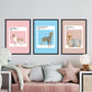 Set de láminas Pack Inglaterra. Pósters con ilustraciones de razas de perro en tonos cálidos y pastel.-Artwork-Nacnic-Nacnic Estudio SL