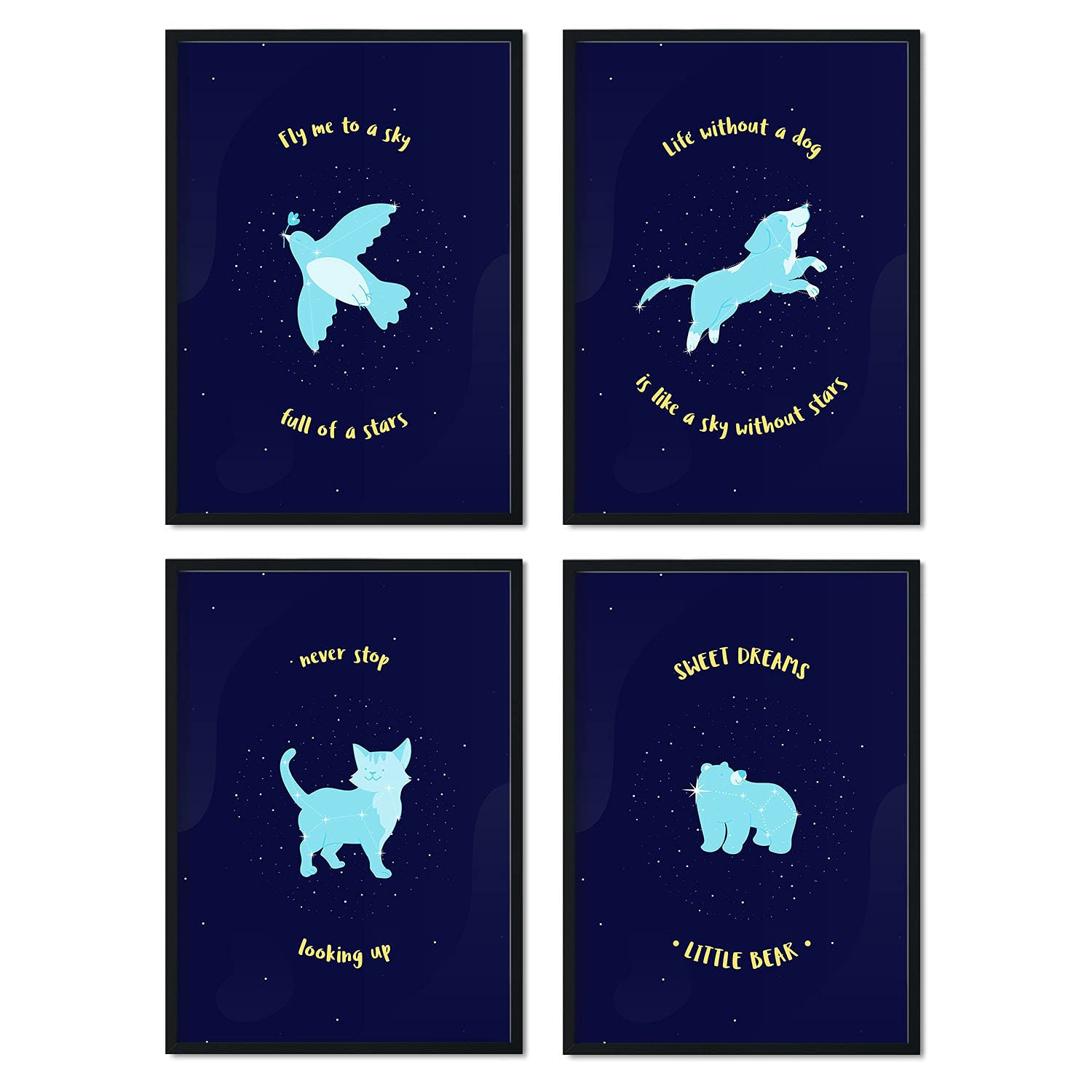 Set de láminas Pack mascotas. Pósters de mascotas para amantes de los animales.-Artwork-Nacnic-Nacnic Estudio SL