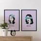 Set de láminas Pack mente. Pósters con ilustraciones artísticas de cabezas de mujer.-Artwork-Nacnic-Nacnic Estudio SL
