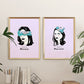 Set de láminas Pack mente. Pósters con ilustraciones artísticas de cabezas de mujer.-Artwork-Nacnic-Nacnic Estudio SL