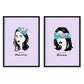 Set de láminas Pack mente. Pósters con ilustraciones artísticas de cabezas de mujer.-Artwork-Nacnic-Nacnic Estudio SL