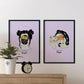 Set de láminas Pack moderna. Pósters con ilustraciones artísticas de cabezas de mujer.-Artwork-Nacnic-Nacnic Estudio SL