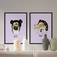 Set de láminas Pack moderna. Pósters con ilustraciones artísticas de cabezas de mujer.-Artwork-Nacnic-Nacnic Estudio SL