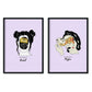 Set de láminas Pack moderna. Pósters con ilustraciones artísticas de cabezas de mujer.-Artwork-Nacnic-Nacnic Estudio SL
