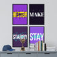 Set de láminas Pack morado. Pósters con diseño de rótulo y mensajes motivacionales para el día a día.-Artwork-Nacnic-Nacnic Estudio SL