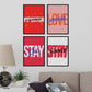 Set de láminas Pack rojos. Pósters con diseño de rótulo y mensajes motivacionales para el día a día.-Artwork-Nacnic-Nacnic Estudio SL