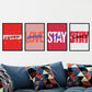 Set de láminas Pack rojos. Pósters con diseño de rótulo y mensajes motivacionales para el día a día.-Artwork-Nacnic-Nacnic Estudio SL